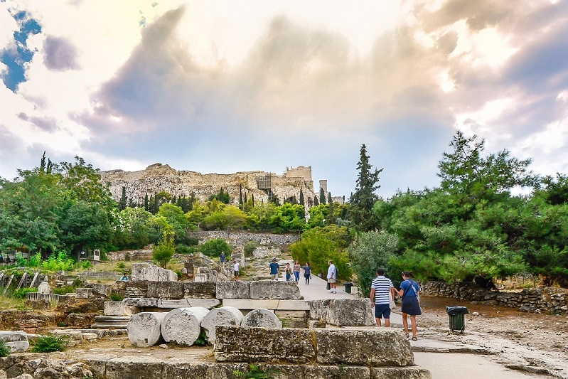 Ruínas em Atenas