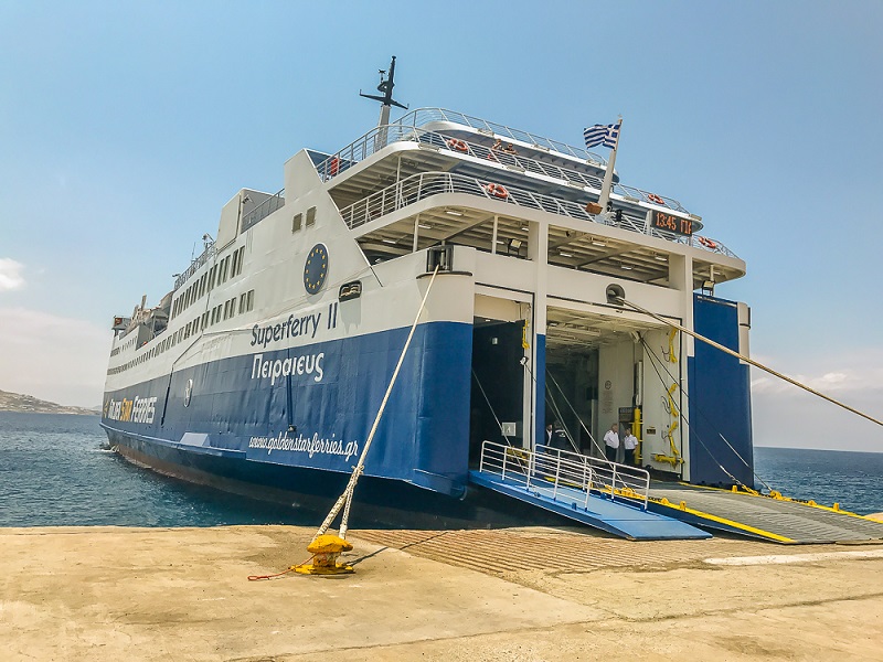 Ferry boat na Grécia