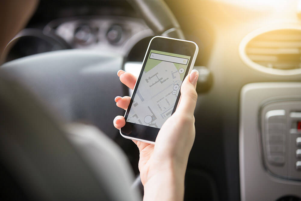 Celular com GPS para dirigir na Grécia