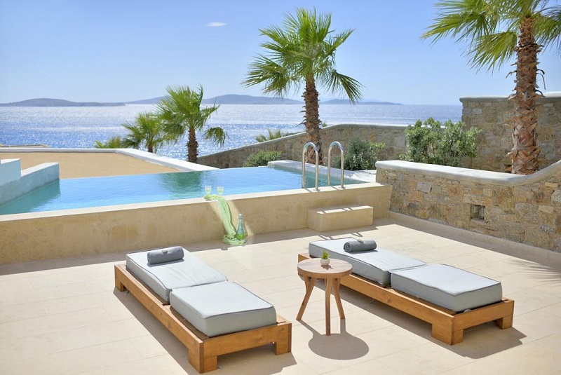 Piscina do Anax Resort and Spa em Mykonos