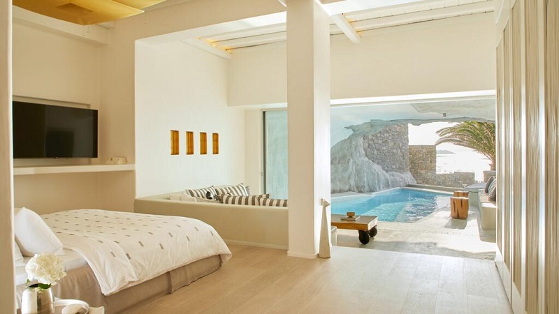 Hotel em Mykonos, na Grécia