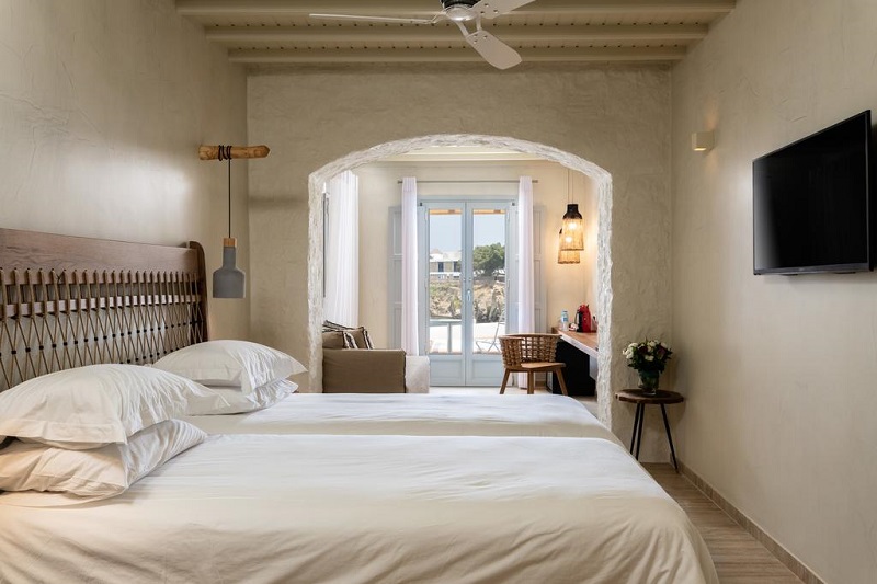 Quarto do Poseidon Hotel Suites em Mykonos