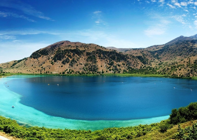 Lago Kournas em Creta