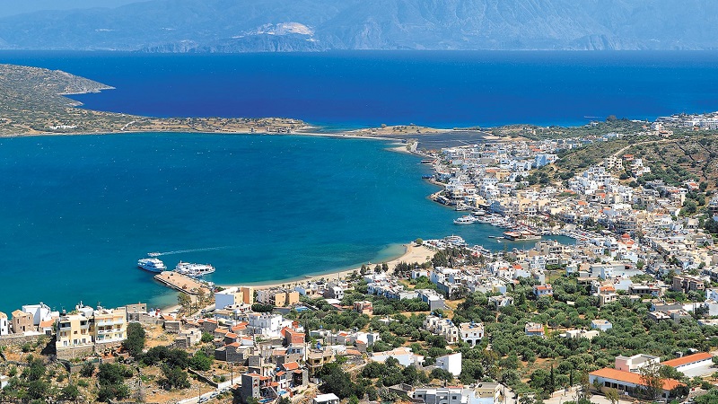 Vista aérea de Creta