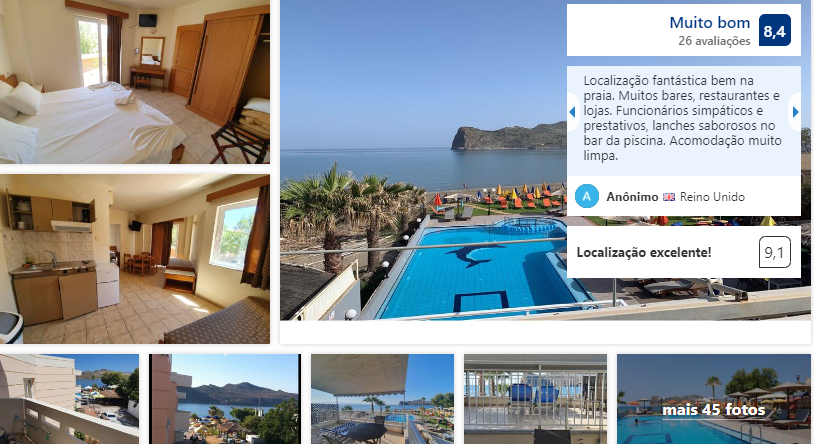Coral Beach Hotel em Creta