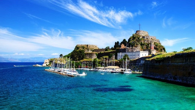 Mar na Ilha de Corfu