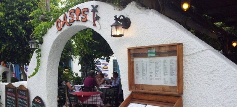 Oasis Restaurant em Naxos