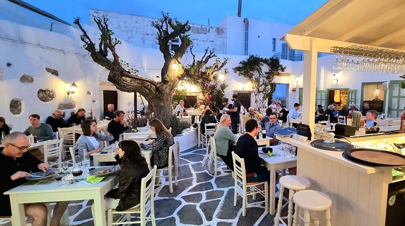 Restaurante em Naxos