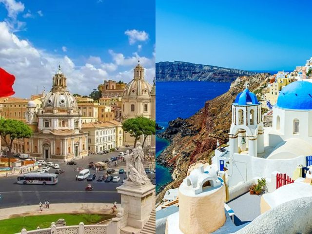 Roteiro de 12 dias pela Grécia e Itália
