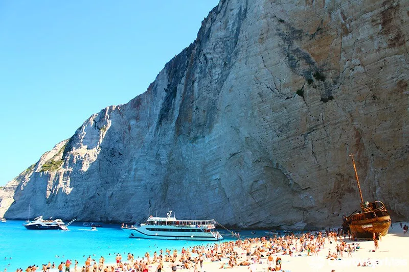 Navagio Beach em Zakynthos