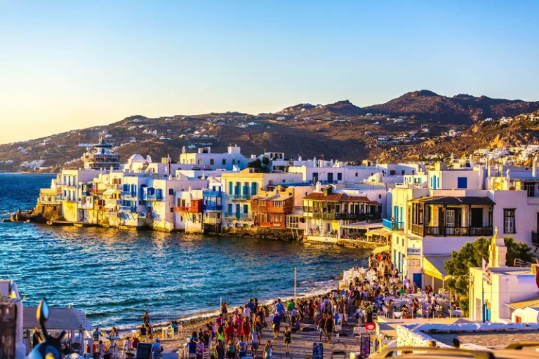 Como andar em Mykonos