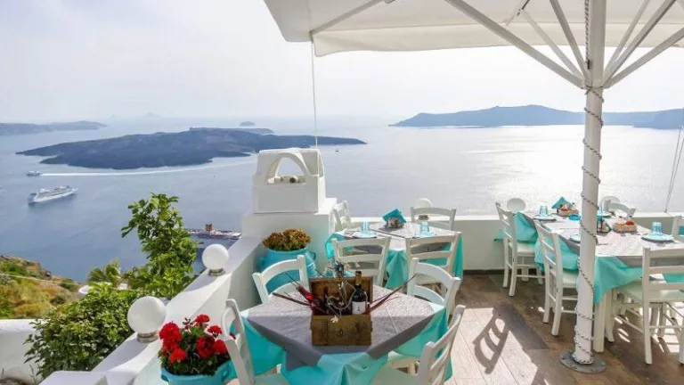 Melhores restaurantes em Santorini