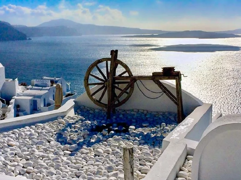 Inverno em Santorini