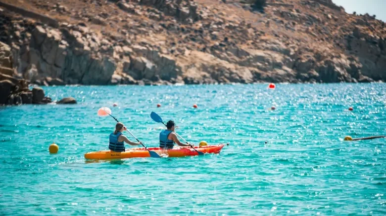 Caiaque em Mykonos