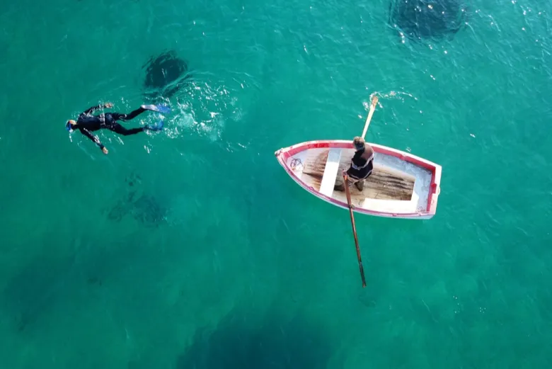 Passeio de barco e mergulho em Mykonos